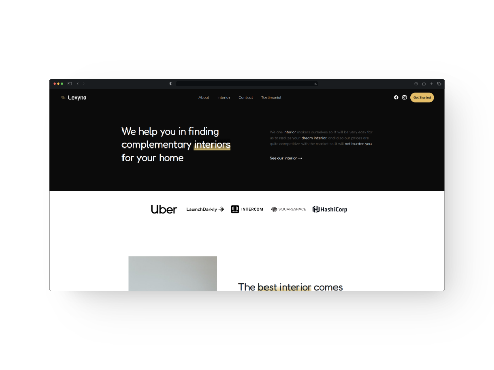Mockup Levyna